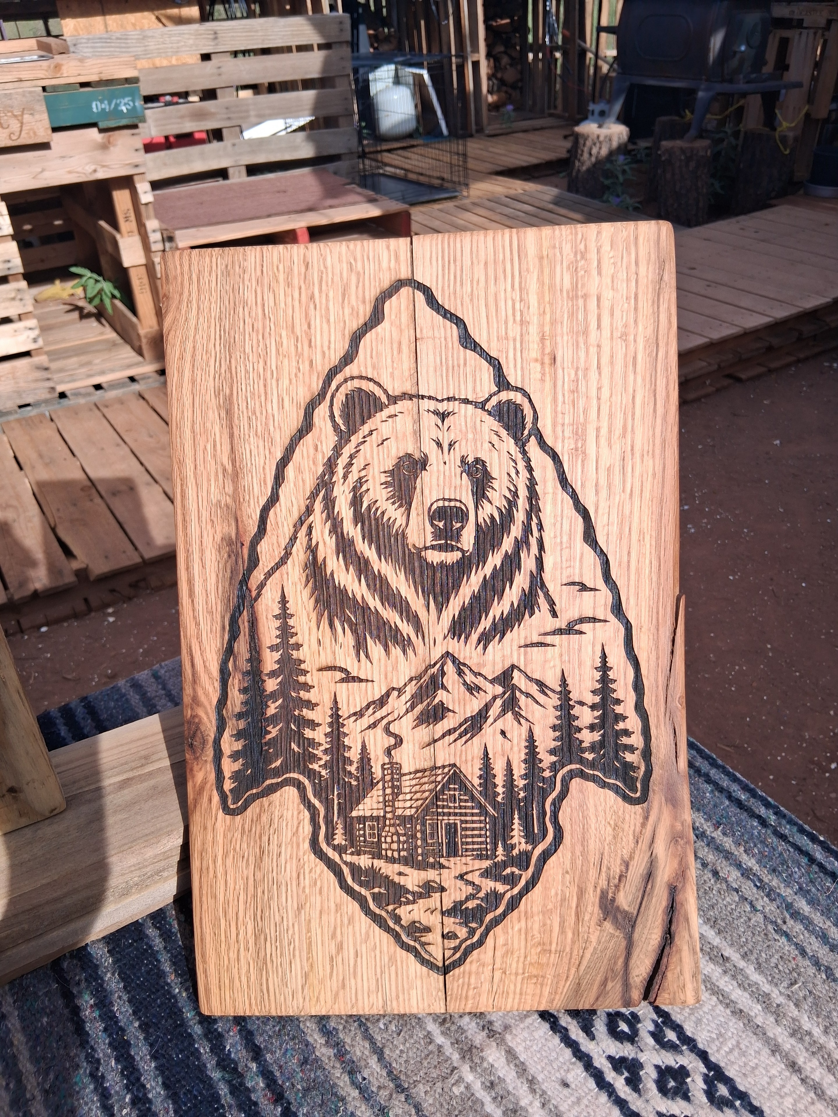 Arrowhead Bear Cabin Sign