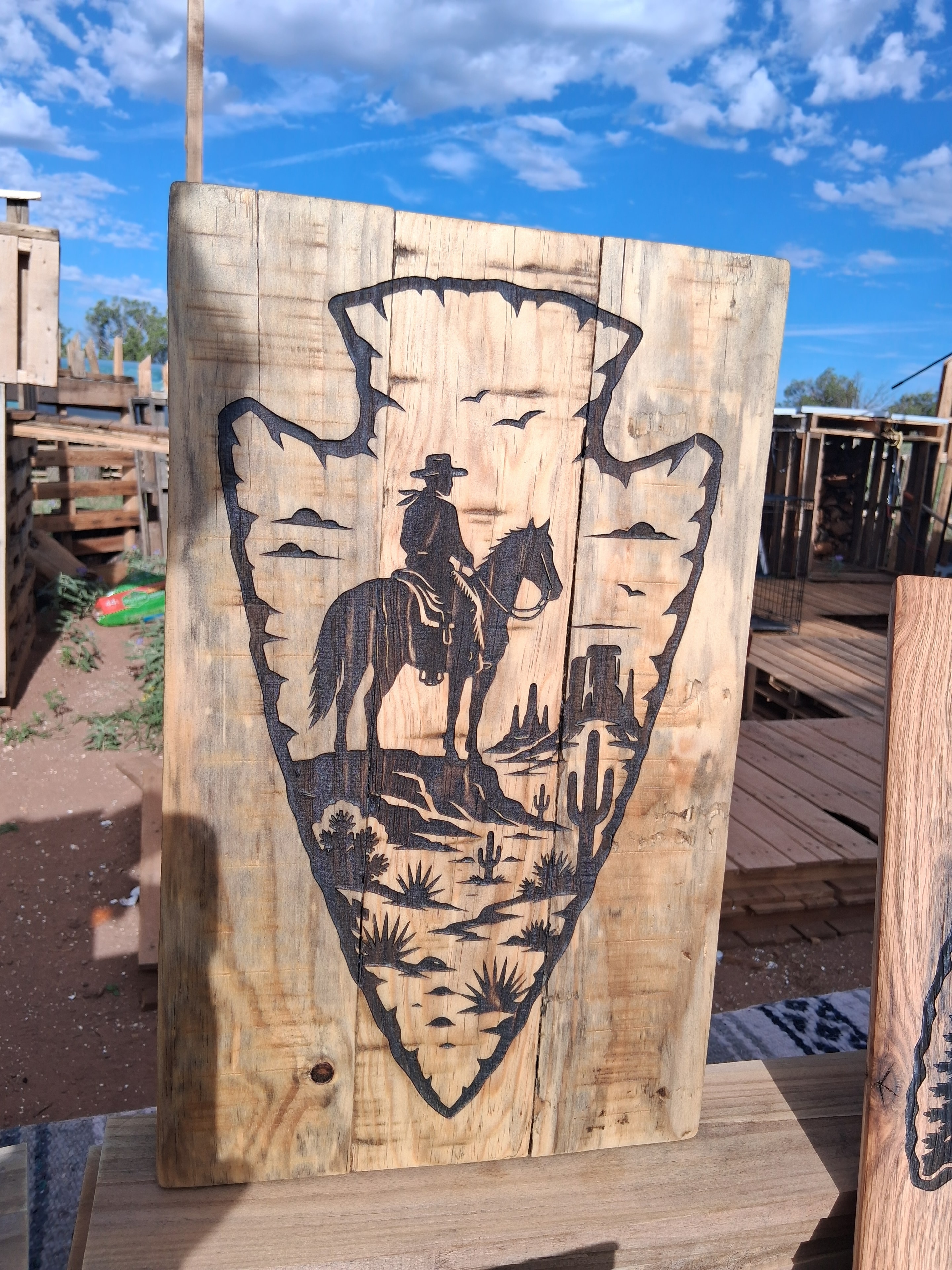 Arrowhead Cowboy Sign