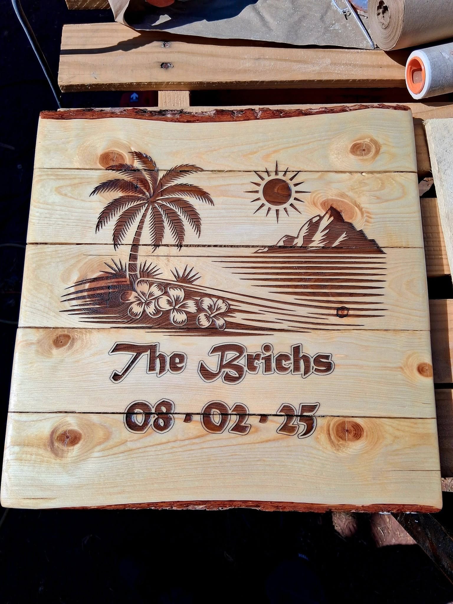 The Brichs Wedding Sign