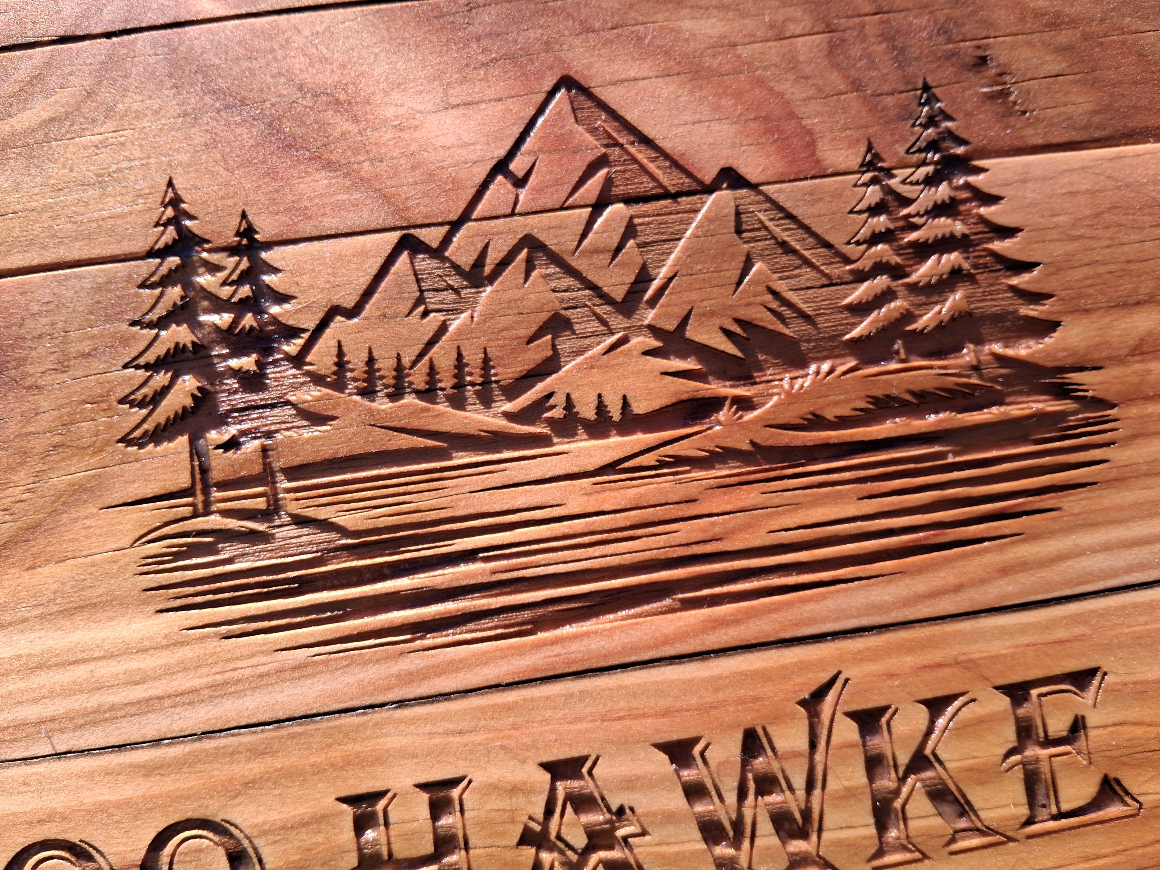 Hawke Lane — Engraving Detail