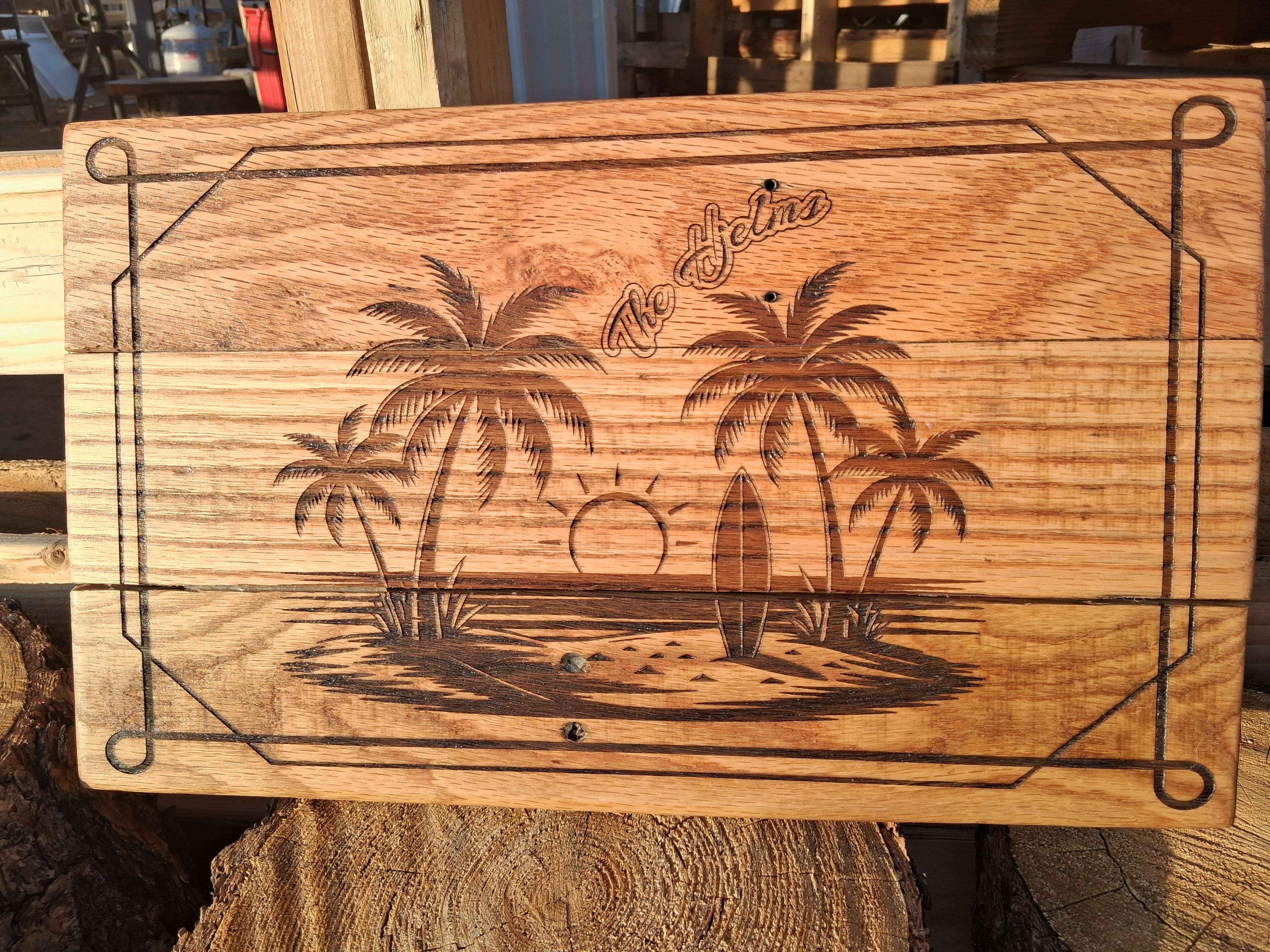 The Hjelms — Tropical Beach Sign
