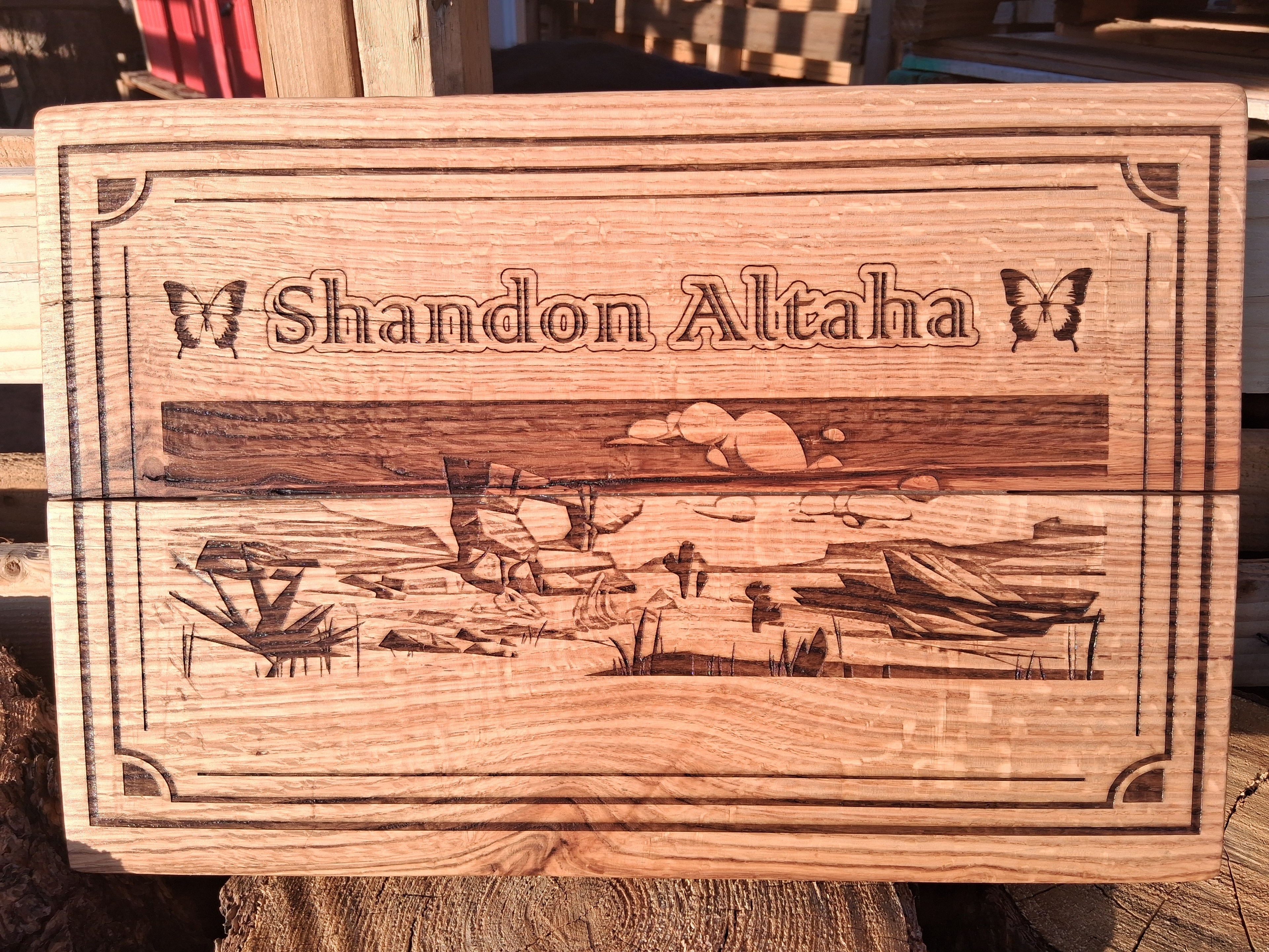 Shandon Altaha — Desert Name Sign